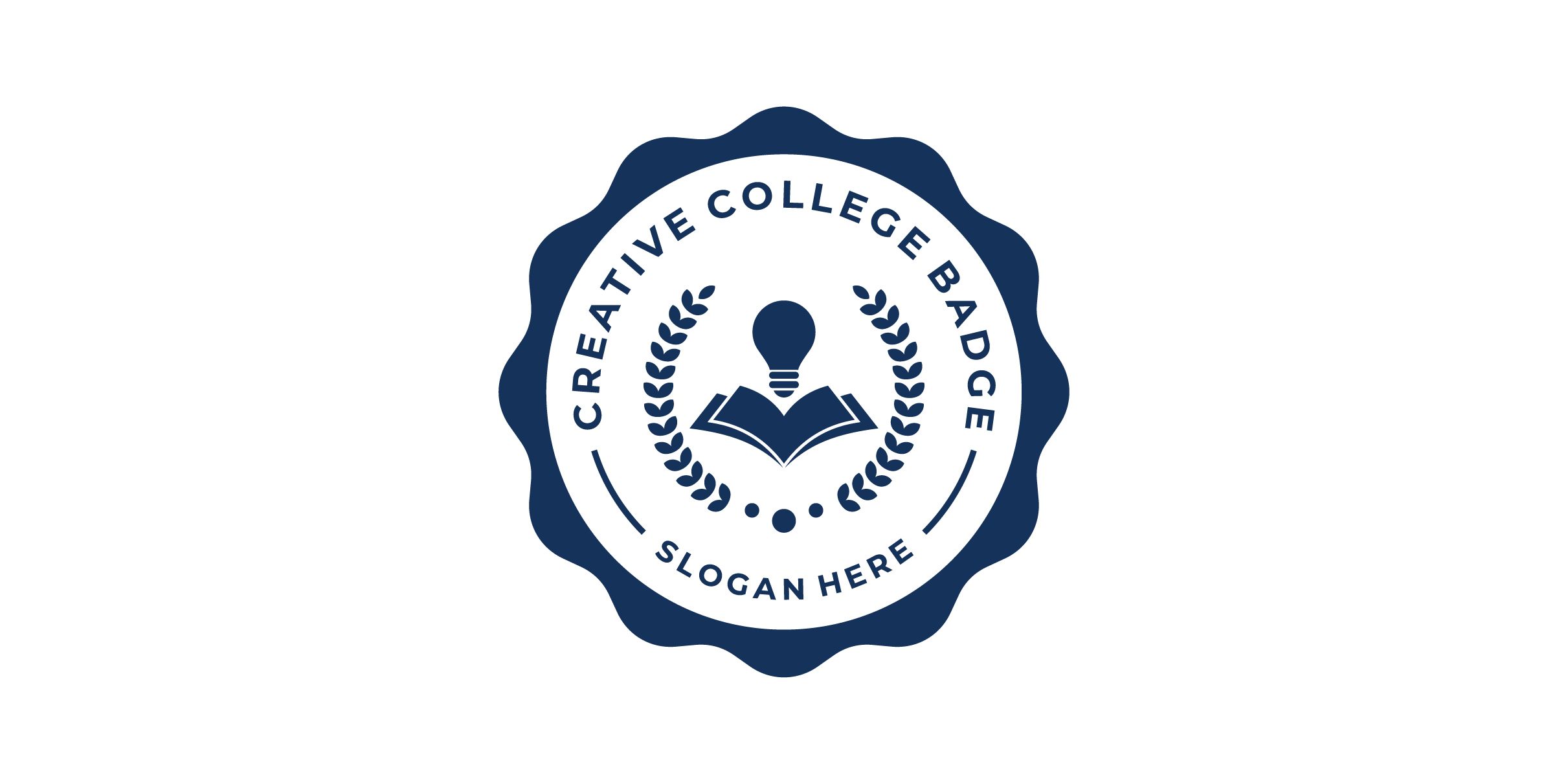 Education logo design College emblem template.